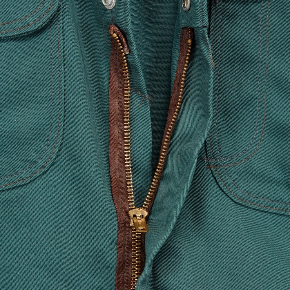 Vintage Big Ben Wrangler Coveralls Men 40 Reg Green Canvas Mechanic USA - Picture 8 of 16